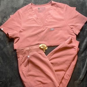 Figs Mauve Scrub Set Medium/Petite